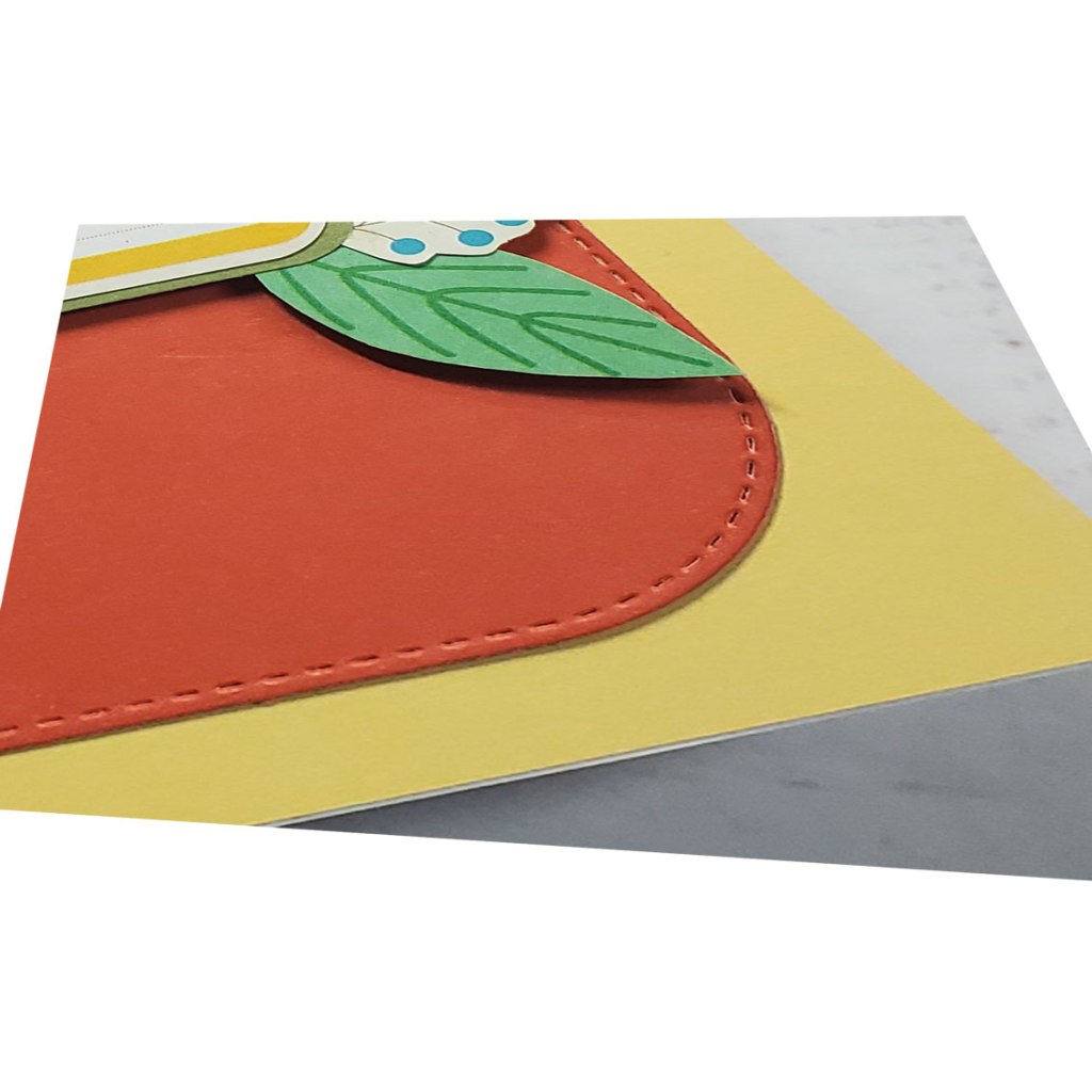 Stitched edge created by My Favorite Things die